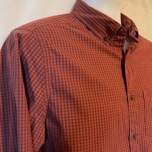 HAWKER RYE Button Down Shirt. Size Medium (rare made for the shorter man)